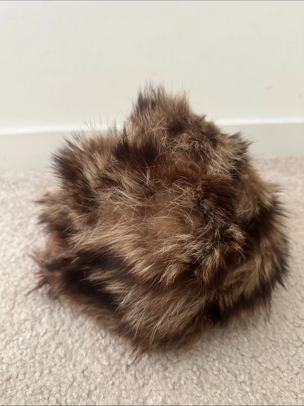 Fur Hat - Brown Tones